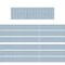 Teacher Created Resources Classroom Cottage Blue Petals Straight Border Trim, 72PK 6777 - alternate 1